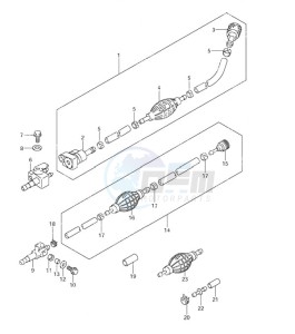 DF 115 drawing Fuel Hose