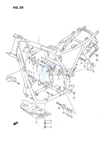 DR650 (E4) drawing FRAME