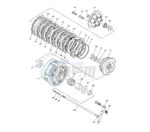 XJ6-S DIVERSION 600 drawing CLUTCH