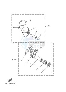 YZ125X (B1B5) drawing OPTIONAL PARTS 1