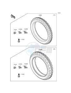 Z250SL ABS BR250FGF XX (EU ME A(FRICA) drawing Tires