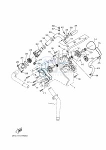 YXZ1000E YXZ1000R (B5JD) drawing WATER PUMP