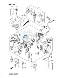 VL800 drawing WIRING HARNESS (VL800CL1 E24)