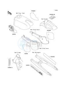 KX 60 B [X60] (B6-B9) drawing LABEL-- KX60-B9- -