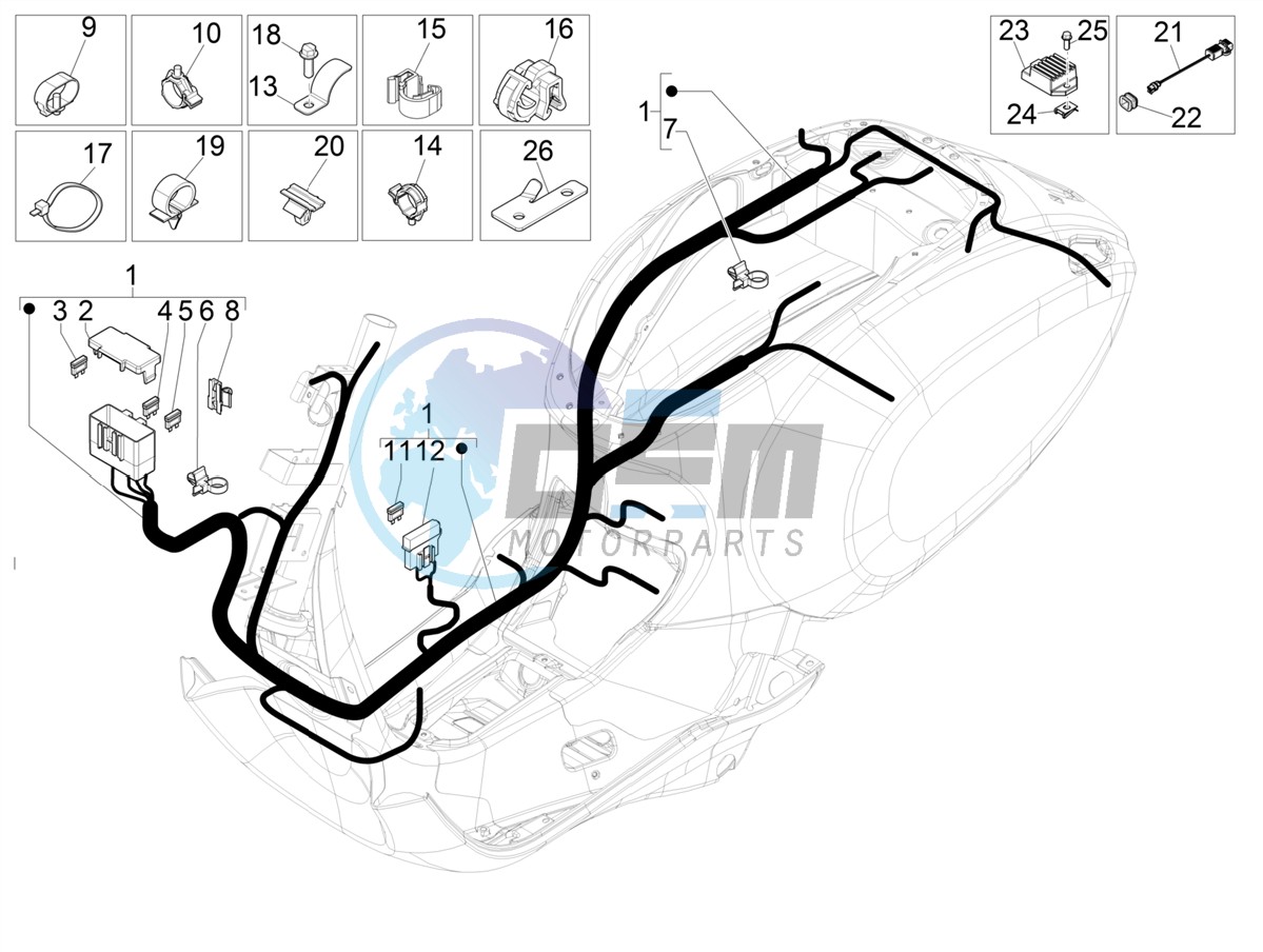 Main cable harness