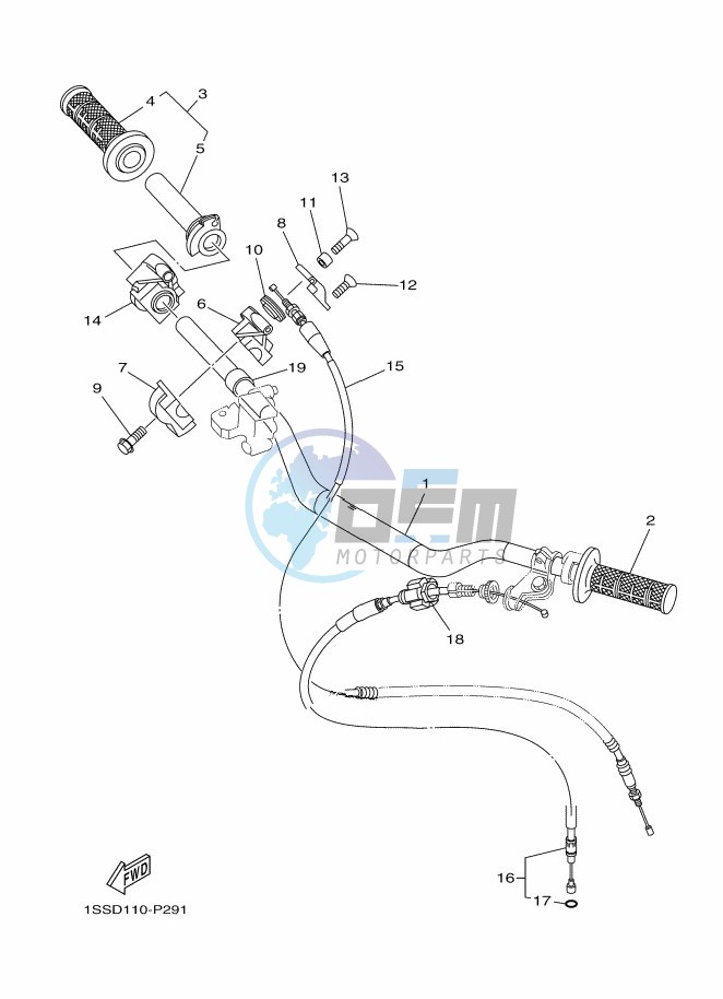 STEERING HANDLE & CABLE