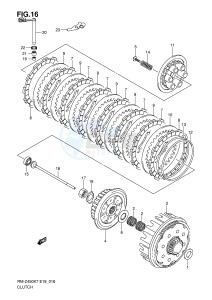 RM-Z450 (E19) drawing CLUTCH