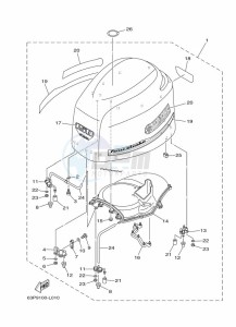 F150BETX drawing FAIRING-UPPER