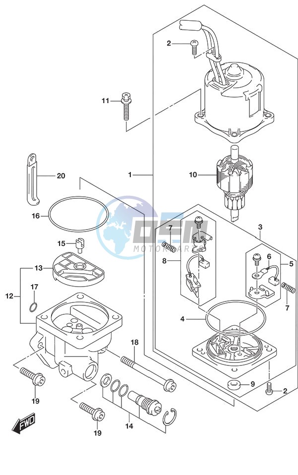 PTT Motor DF 250S