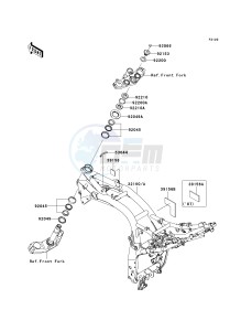 ZR 1000 B [Z1000 EUROPEAN] (B7F-B9F) B7F drawing FRAME