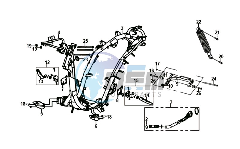 FRAME / ENGINE MOUNT