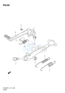 GSX650F (E21) Katana drawing STAND