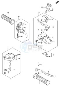 LT-A500X drawing HANDLE LEVER