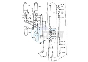 XVZ ROYAL STAR 1300 drawing FRONT FORK