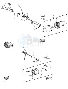 H2 B [MACH IV] (-B) 750 [MACH IV] drawing TURN SIGNALS -- H2-B_C- -