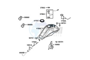 K-PIPE 50 drawing Fuel  tank