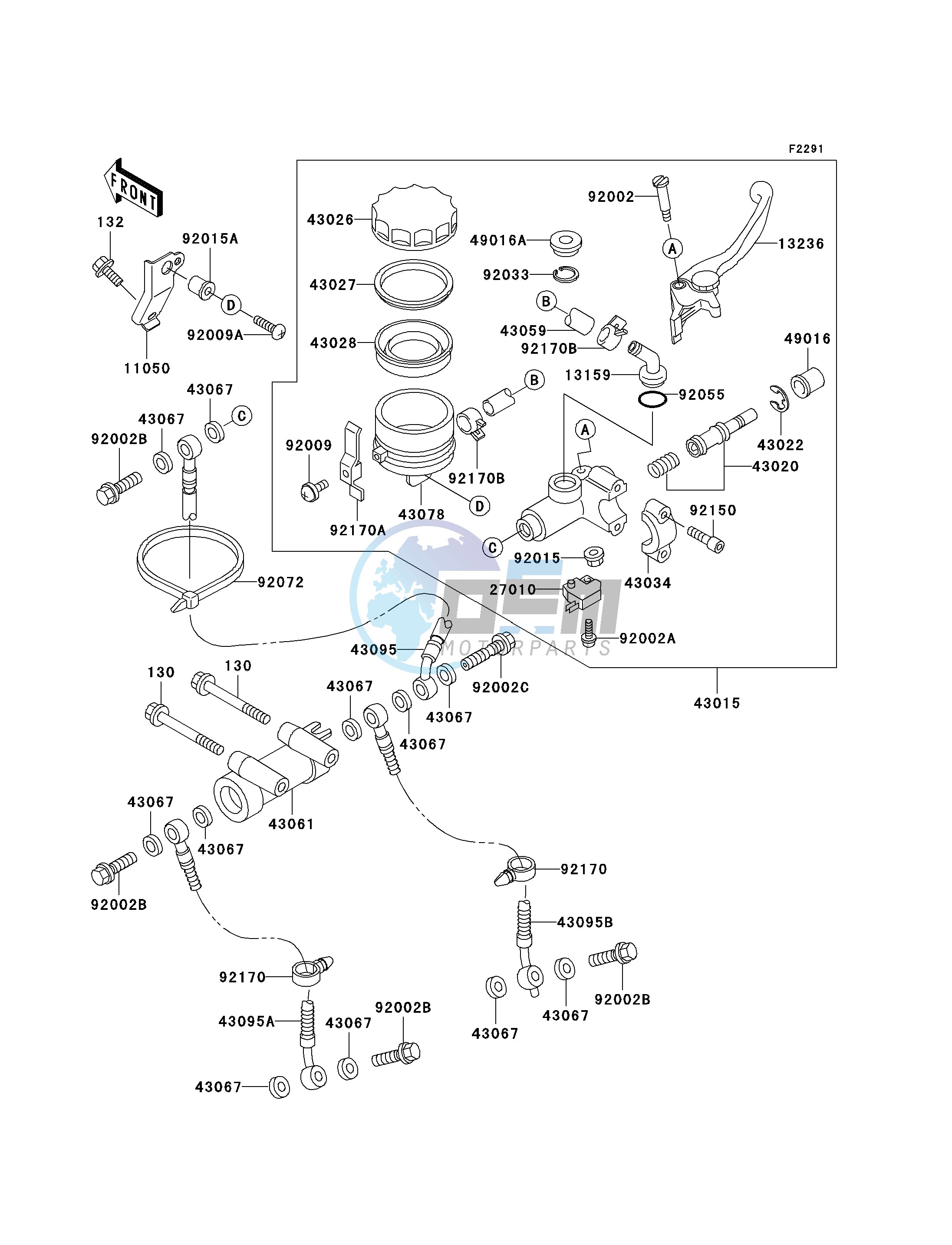 FRONT MASTER CYLINDER