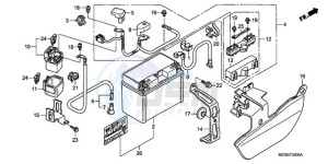 ST1300A9 CH / ABS MME - (CH / ABS MME) drawing BATTERY