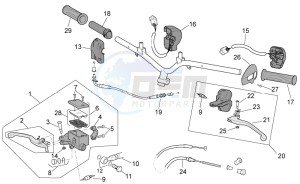 Scarabeo 50 4T 4V drawing Controls