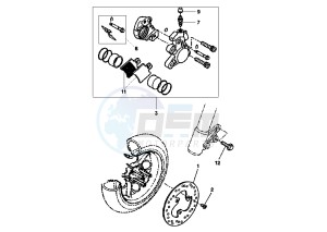 BW'S NEXT GENERATION 50 drawing FRONT BRAKE CALIPER