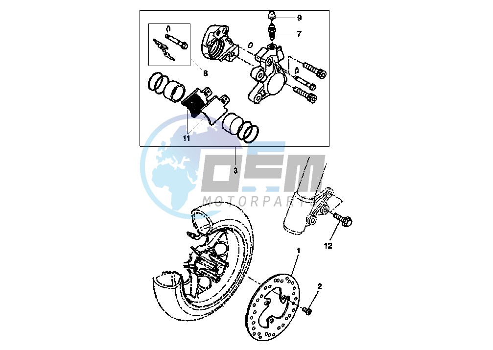 FRONT BRAKE CALIPER