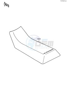 KXF 250 A [TECATE 4] (A1-A2) [TECATE 4] drawing SEAT