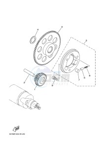 TT-R50 TT-R50E (2CJE 2CJF 2CJG) drawing STARTER