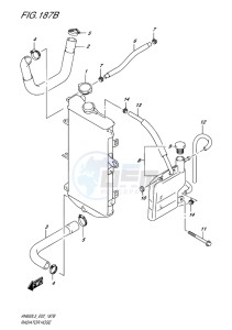 AN650Z ABS BURGMAN EXECUTIVE EU drawing RADIATOR HOSE