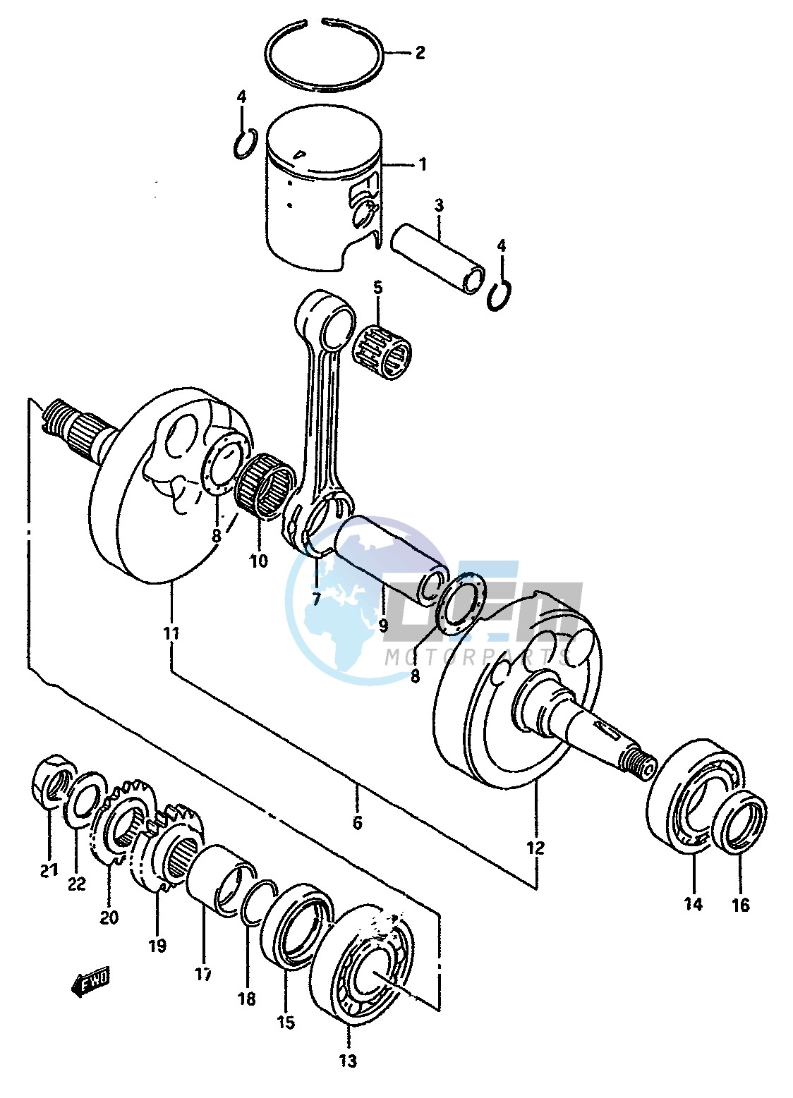 CRANKSHAFT (MODEL J)