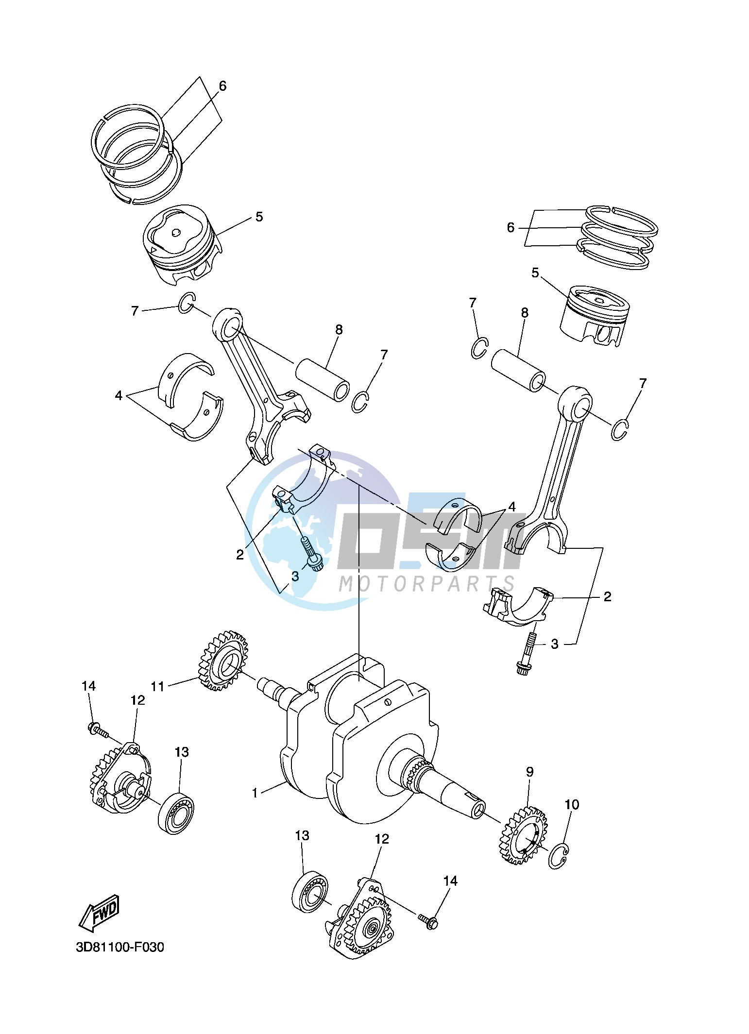 CRANKSHAFT & PISTON