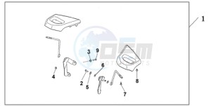 GL18009 Korea - (KO / AB) drawing PASSENGER ARMREST