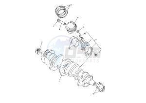 FZS FAZER 1000 drawing CRANKSHAFT PISTON