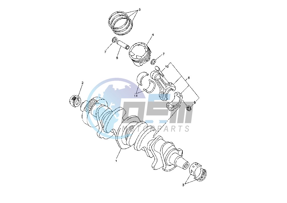 CRANKSHAFT PISTON