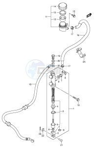 LT-A500F (P24) drawing REAR MASTER CYLINDER