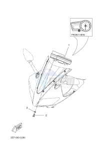 YZF-R125 R125 (5D7J 5D7J 5D7J) drawing METER