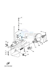 FT50GETL drawing LOWER-CASING-x-DRIVE-2