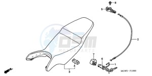 VFR800A9 ED / ABS MME TWO drawing SEAT