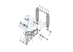 XC VERSITY 300 drawing REAR SHOCK ABSORBER