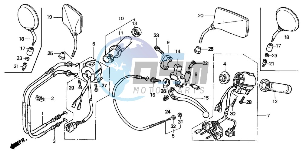 HANDLE SWITCH/LEVER/CABLE