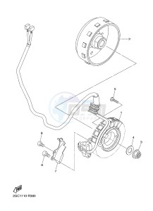 WR450F (2GC2 2GC3 2GC4 2GC4) drawing GENERATOR