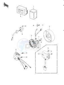 KLT 200 B [KLT200] (B1) | SOLID AXLE [KLT200] drawing IGNITION_GENERATOR_REGULATOR