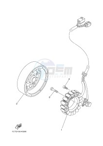 YFM450FWAD YFM45FGPB GRIZZLY 450 EPS (1CTC 1CTD 1CTE) drawing GENERATOR