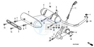 FES1509 Europe Direct - (ED / 2ED) drawing EXHAUST MUFFLER