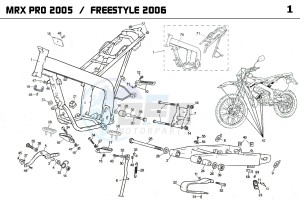 MRX FREESTYLE 50 drawing CHASSIS