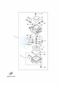 FT9-9DEL drawing CARBURETOR