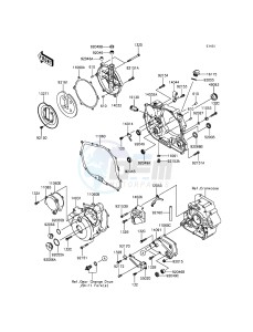 KLX250 KLX250SGF XX (EU ME A(FRICA) drawing Engine Cover(s)