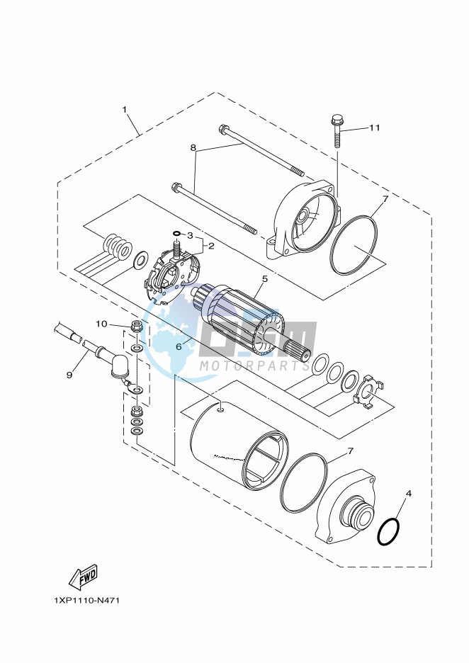 STARTING MOTOR