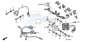 CBR600RAA BR / ABS - (BR / ABS) drawing SUB HARNESS