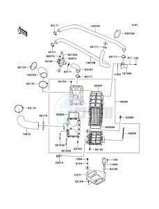 JET SKI ULTRA 260X JT1500E9F EU drawing Inter Cooler