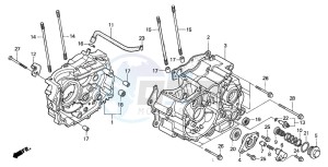 CG125 drawing CRANKCASE (2)